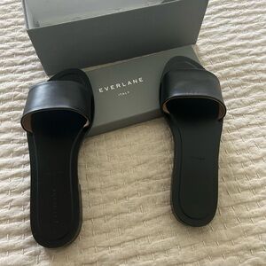 Everlane Women's Black Slide Sandals